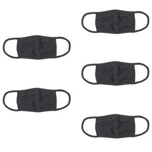 Hanes 5 piece face mask set